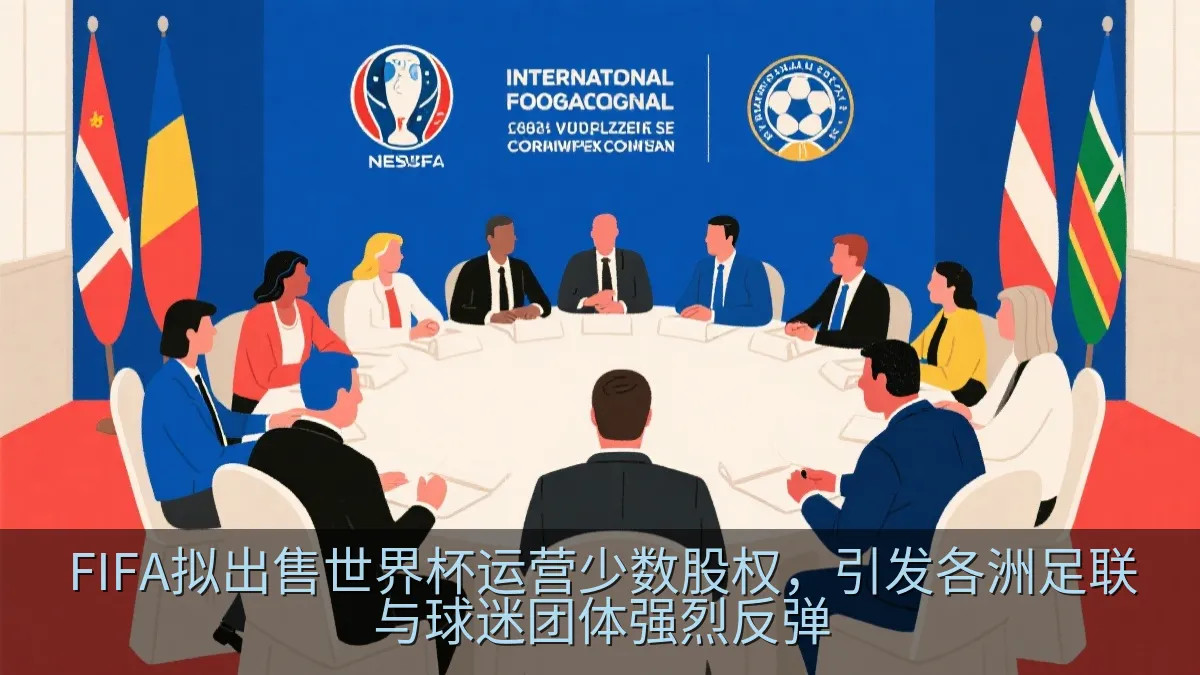 足球管理机构会议与国际赛事争议示意图