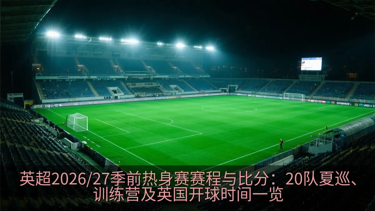 夏季足球热身赛中的球场与球迷